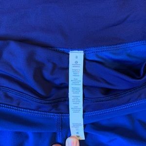 Ladies Size 8 Lululemon shorts 4 in inseam